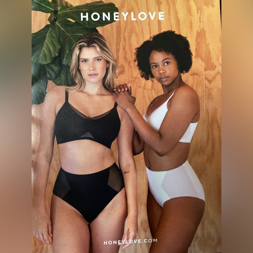 NWT HoneyLove Lace Crossover Brief in Astral